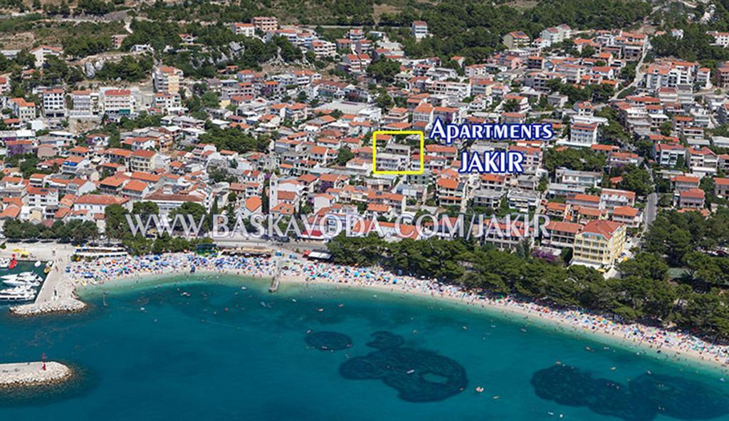 Apartman Jakir Baška Voda Esterno foto
